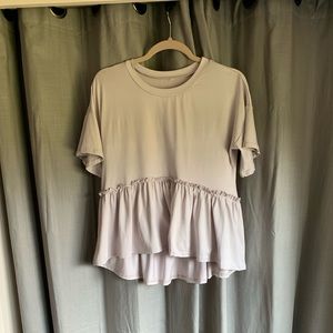 Peplum T-shirt top